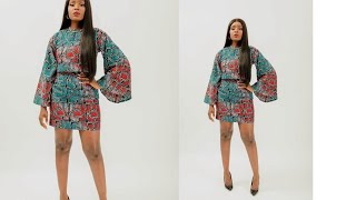 HOW TO SEW HIGH WAIST SKIRT AND CROP TOP WITH BELL SLEEVES | Beginner Friendly 