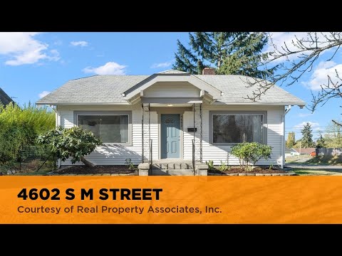 4602 S M STREET, Tacoma, WA home video tour