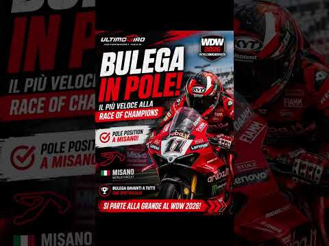 Video Bulega conquista la pole alla Race of Champions del WDW 2026!