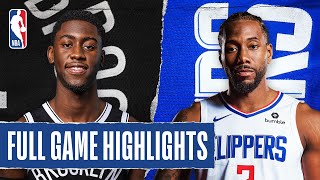 ... the brooklyn nets defeated la clippers, 129-120. caris levert led
way for with 27 p...