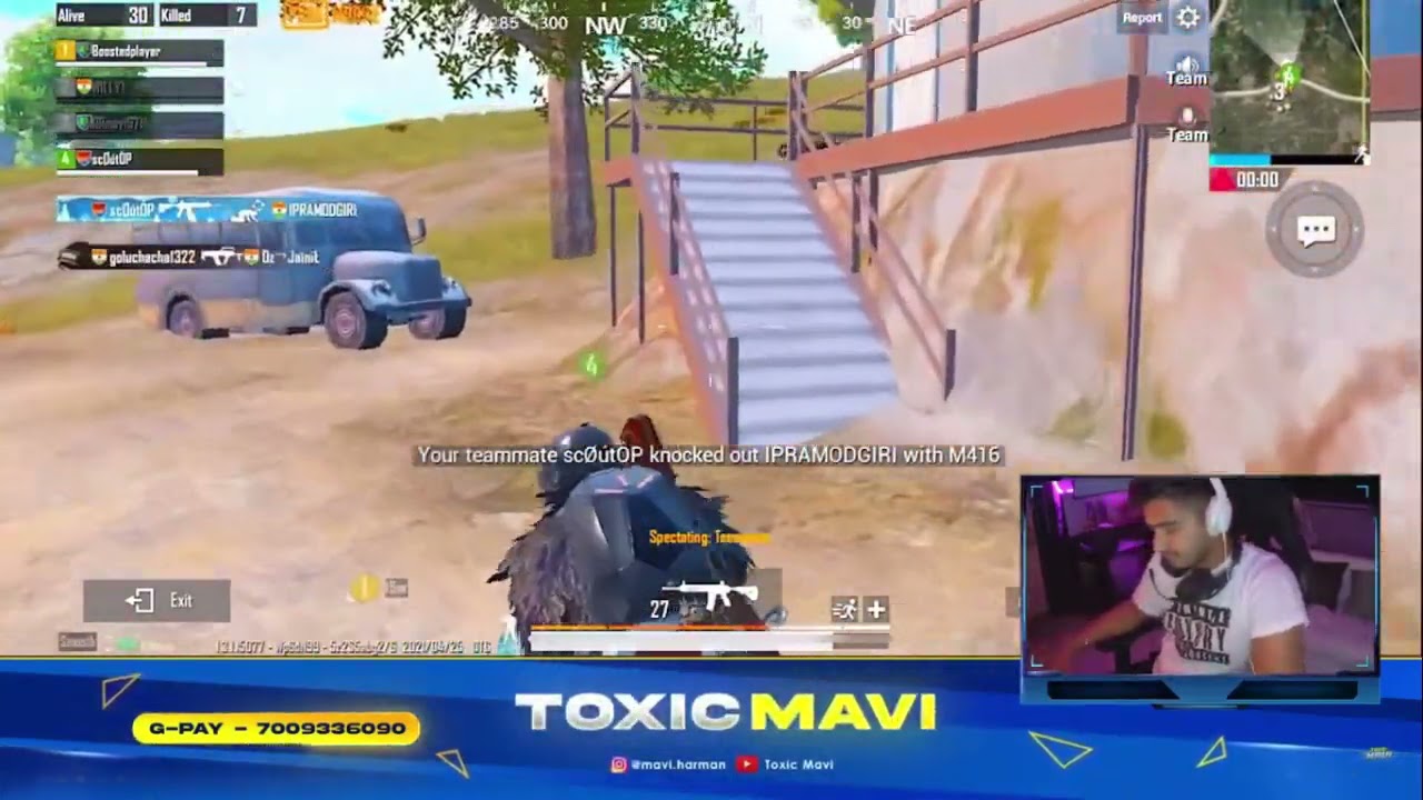 Mavi Spectating Scout Laser Spray And Snax DP 28 Burst   Mavi Killed By Camper