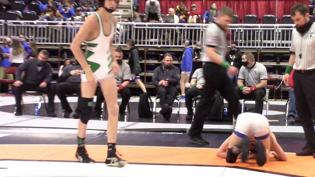 2021 State Wrestling Championship Matches 106 Lbs YouTube