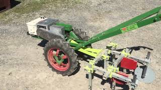 Planet Jr electric walk-behind tractor - controller upgrade and first tests