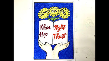 Vẽ tramh Cổ động cuộc thi ĐẠI SỨ VĂN HOÁ ĐỌC 2022