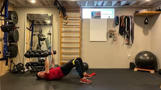 Hip Thrust Chest Press