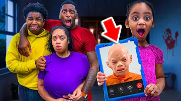 WE CAUGHT THE CREEPY BABY ON FACETIME WITH LONDYN…..💔