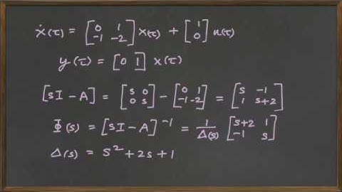 Transfer Function from State Variable Model