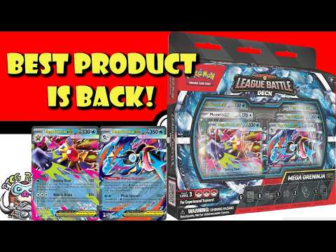 Best Product is Back! Mega Greninja ex League Battle Deck Will be Great! (Pokemon TCG News)