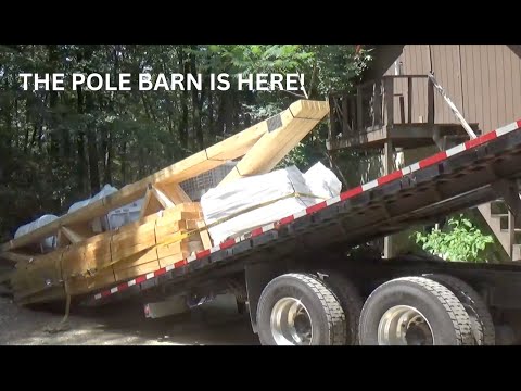 THE POLE BARN BUILD CONTINUES