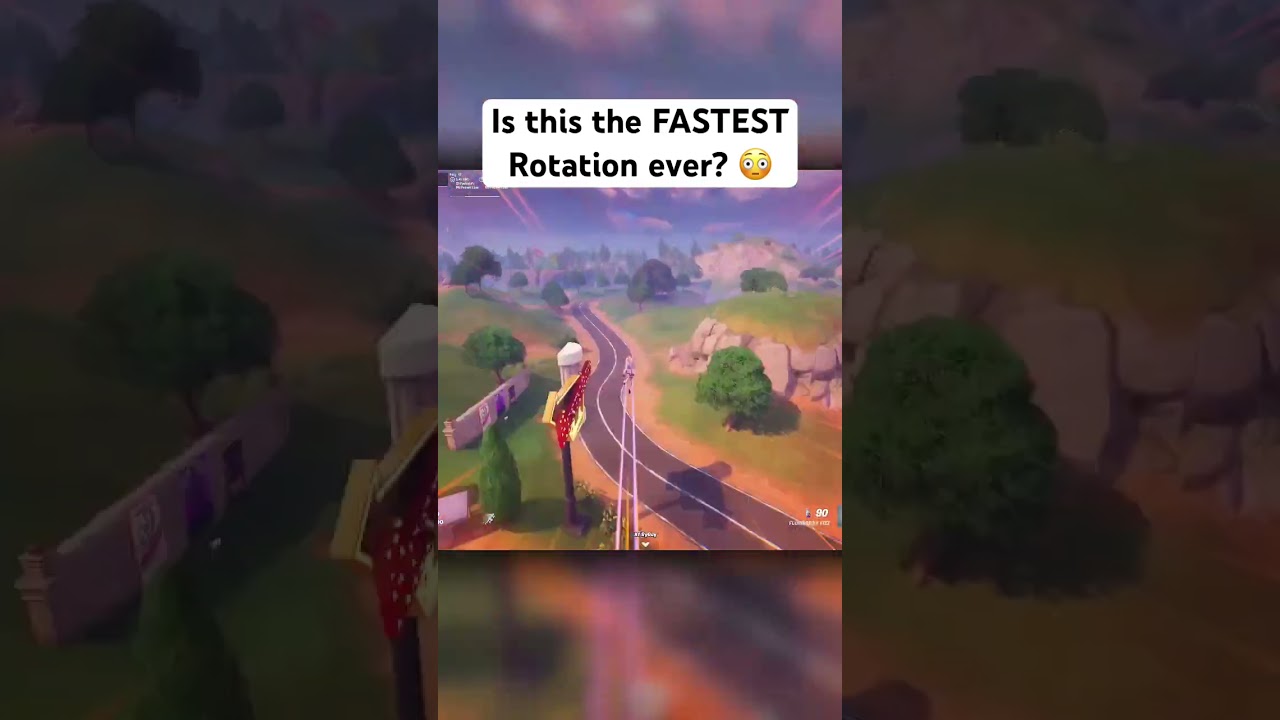 The Fastest Rotation In Fortnite HISTORY.. 😳 