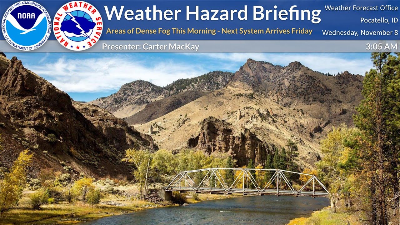 11/08/23 Hazard Briefing - Areas of Dense Fog This Morning - Next ...