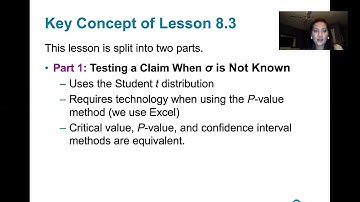 8.3.0 Testing a Claim about a Mean - Lesson Overview, Learning Outcomes, and Key Concept