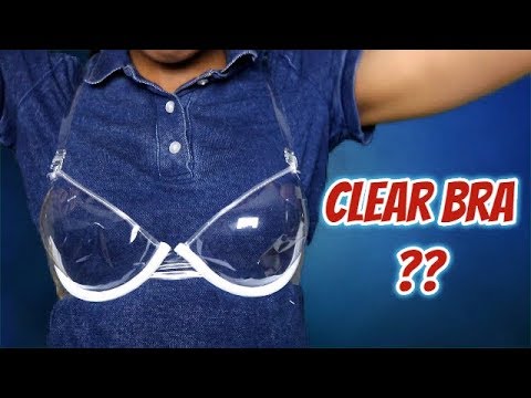 CLEAR PVC BRA??!! 