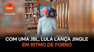 With a JBL speaker, Lula launches a forró-style campaign jingle