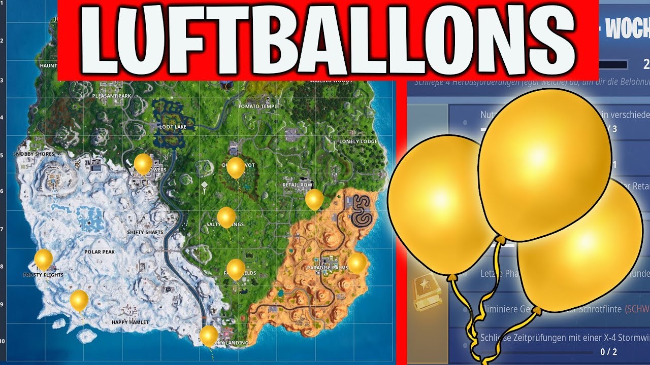 Goldene Ballons Fortnite