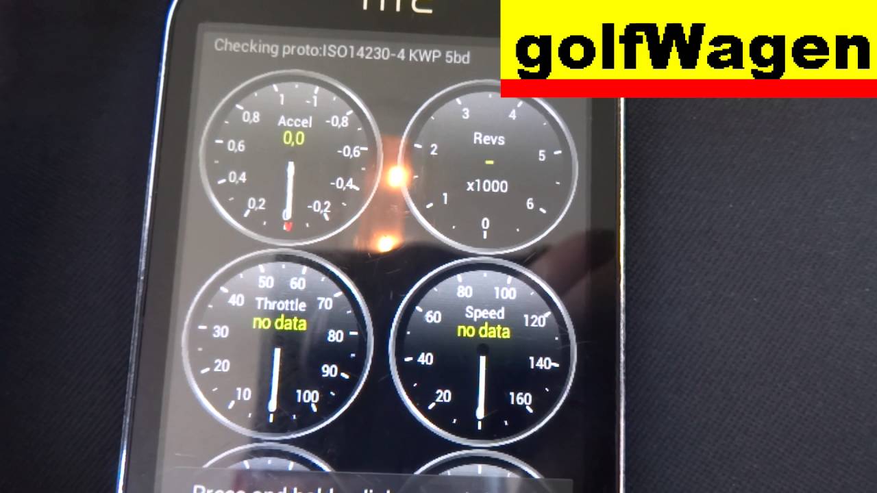 VW Golf 5 fault code reset with ELM327 (P0171) YouTube