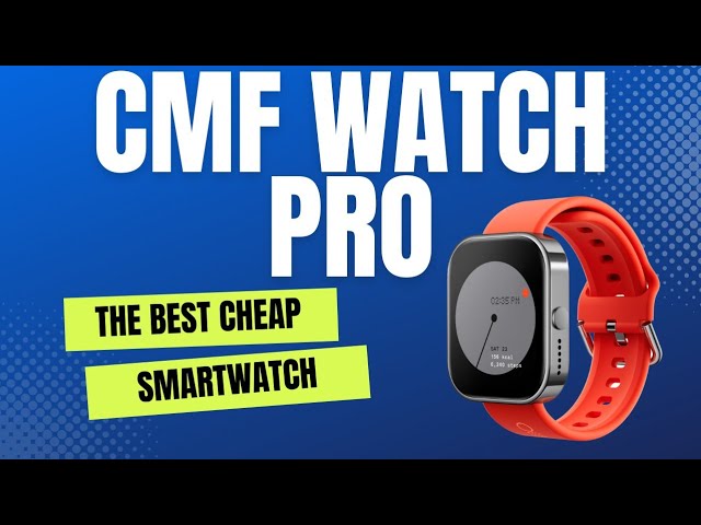  CMF BY NOTHING Watch Pro Smartwatch,1.96'' AMOLED Display, IP68  Water Resistant Multi-System GPS Fitness Tracker with Health Monitoring,  13Day Battery Life, Dark Grey : Electronics
