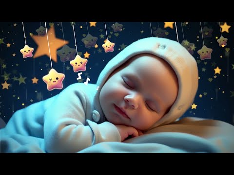Mozart Brahms Lullabies 🎵 Overcome Insomnia Quickly 💭 Soothing Baby Sleep Music