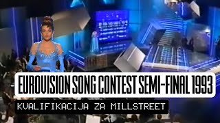 Eurovision Song Contest Semi-Final 1993 Kvalifikacija Za Millstreet - New Graphics