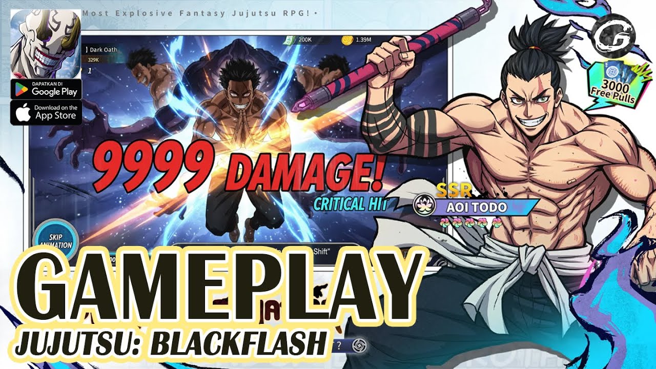 Jujutsu: BlackFlash Gameplay — мобильная игра (Android)