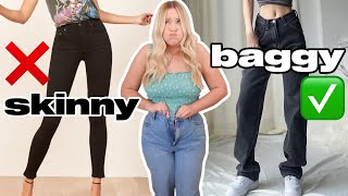 millennial attempts to find *GEN Z APPROVED* jeans (lol)