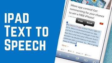 How to Make iPad read text to you | iPad read text