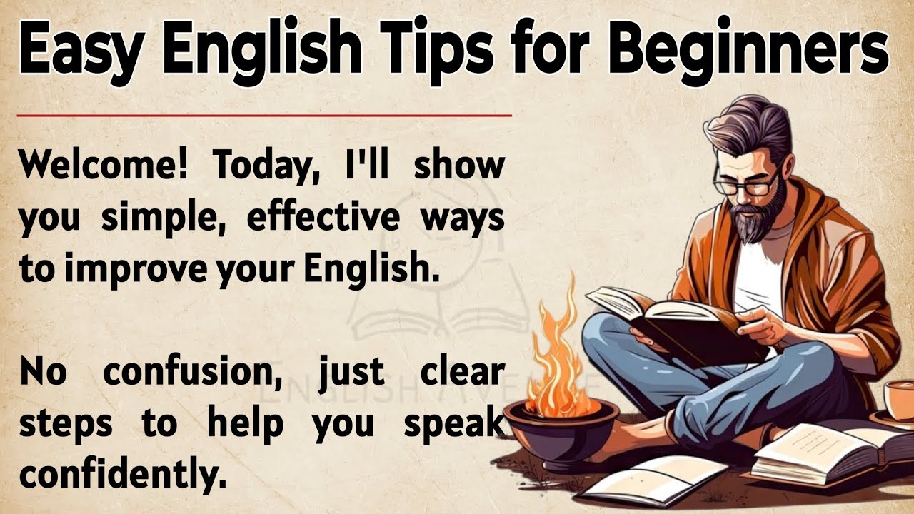 Outline Video Easy English Tips for Beginners || Speak Better English ✅ || Graded Reader || Improve Your English✅