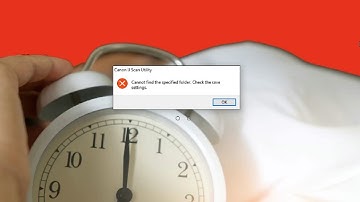Cannot find the specified folder | Check the save settings | 2020 | PA Foundation