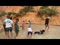 Middle of video