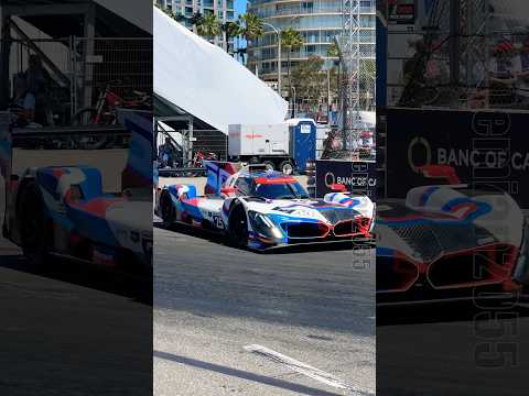 2025 IMSA Acura Grand Prix of Long Beach - BMW M Team RLL rolling out #imsa #gtp #acuragrandprix