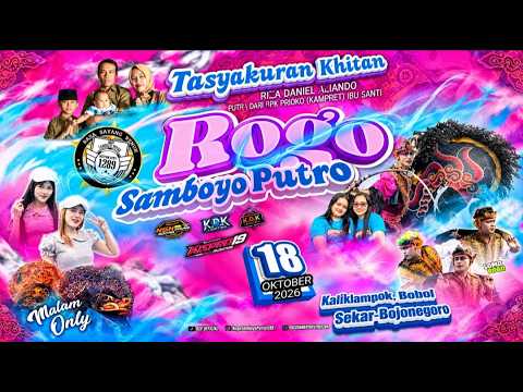 Live Jaranan ROGO SAMBOYO PUTRO Khitanan Riza Daniel Aliando Ft NGK Audio Kaliklampok Sekar 2026