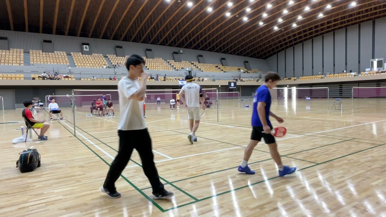宮下怜(明治大学)vs後藤サン(法政大学)　【関東学生バドミントン選手権大会】