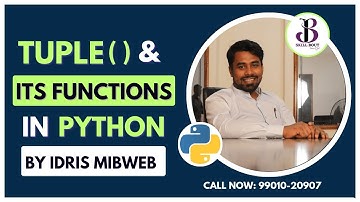 Tuple in python by idris mibweb | Python Tutorials | SkillBout