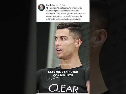 Ronaldo'nun Galatasaray Anısı 🤩