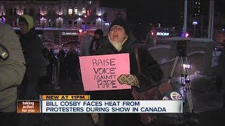 Bill Cosby faces heat from protesters during show in Canada