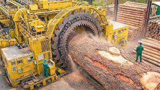 Inside the MASSIVE Pine Wood Factory – How High-Accuracy Timber Planks Are Made | Full Process