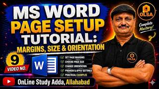 MS Word Page Setup Full Tutorial for Competitive Exams | Lekhpal, RO/ARO, Police