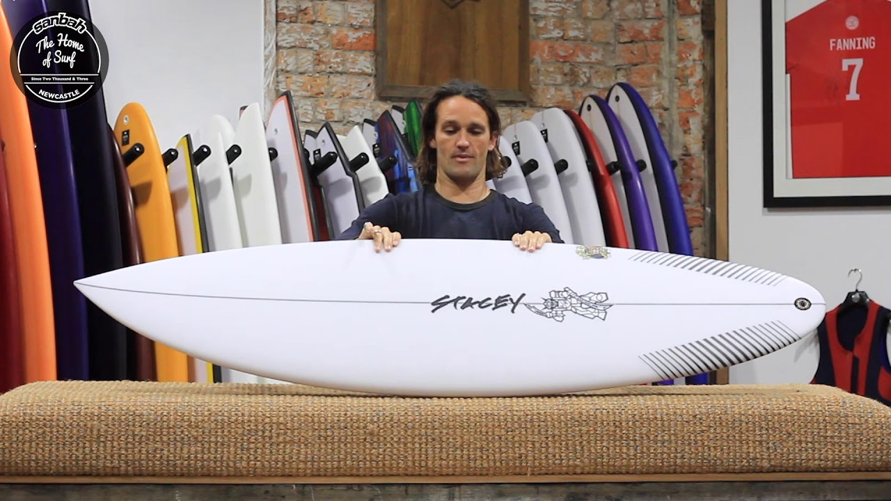 Sanbah.com board review - Stacey Lab Rat Surfboard - YouTube