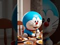 Doraemon Eating Cartoon Face | Cute &amp; Viral Shorts