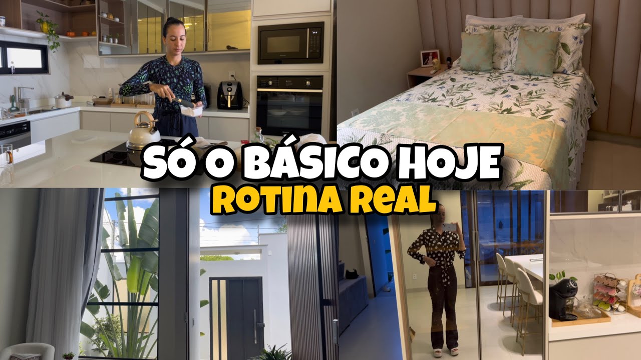 ROTINA REAL EM CASA | Hoje só consegui fazer o básico