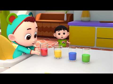 The Color Song | Dino Finger Family + More Nursery Rhymes & Kids Songs - Pandobi