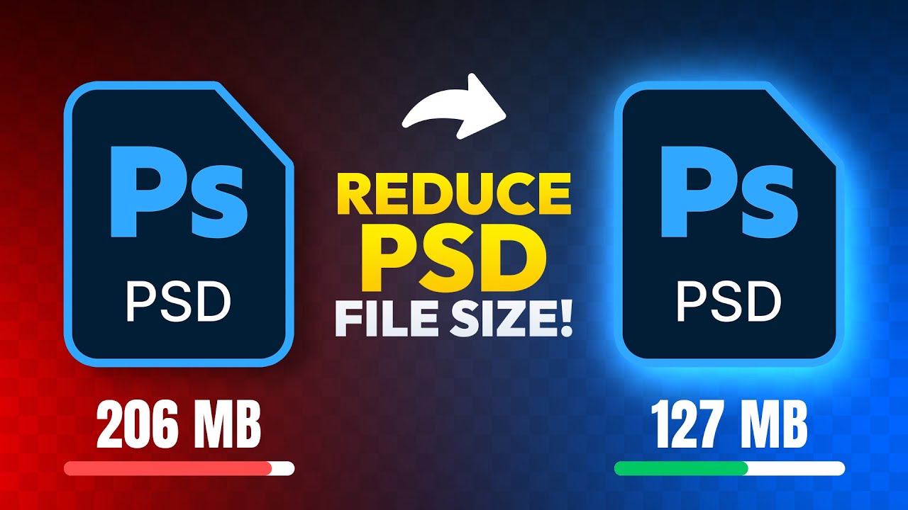 Добавьте ОДИН слой и мгновенно уменьшите размер PSD-файла в Photoshop.