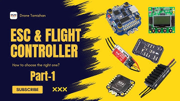 ESC and Flight Controller – How to Choose the Right One? (Part1) #diydrone #drone #dronemaking #fpv