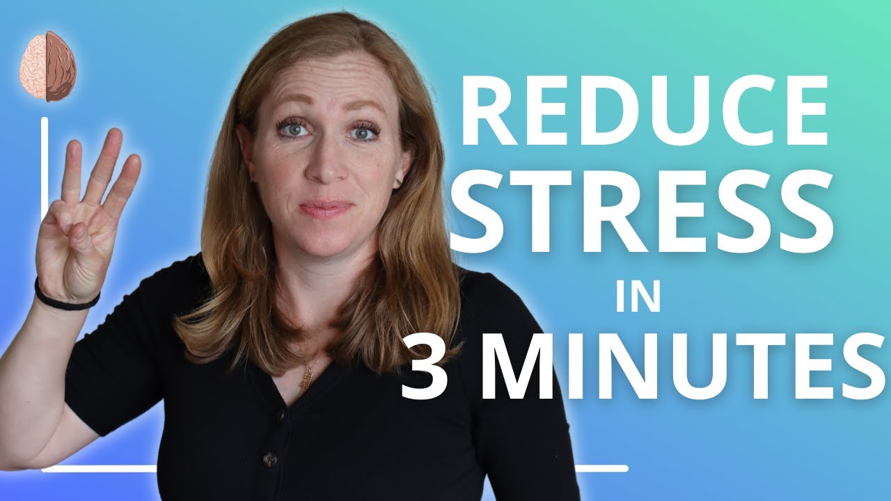 3 Minute Stress Management Reduce Stress With This Short Activity