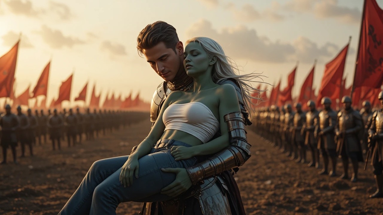 Alien-Königin landet zur Rache – ein Mensch hält ihre blutende Tochter | HFY Sci-Fi