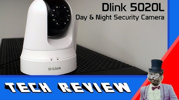 DLink 5020L 360 Swivel Security Camera Review | Tech Man Pat