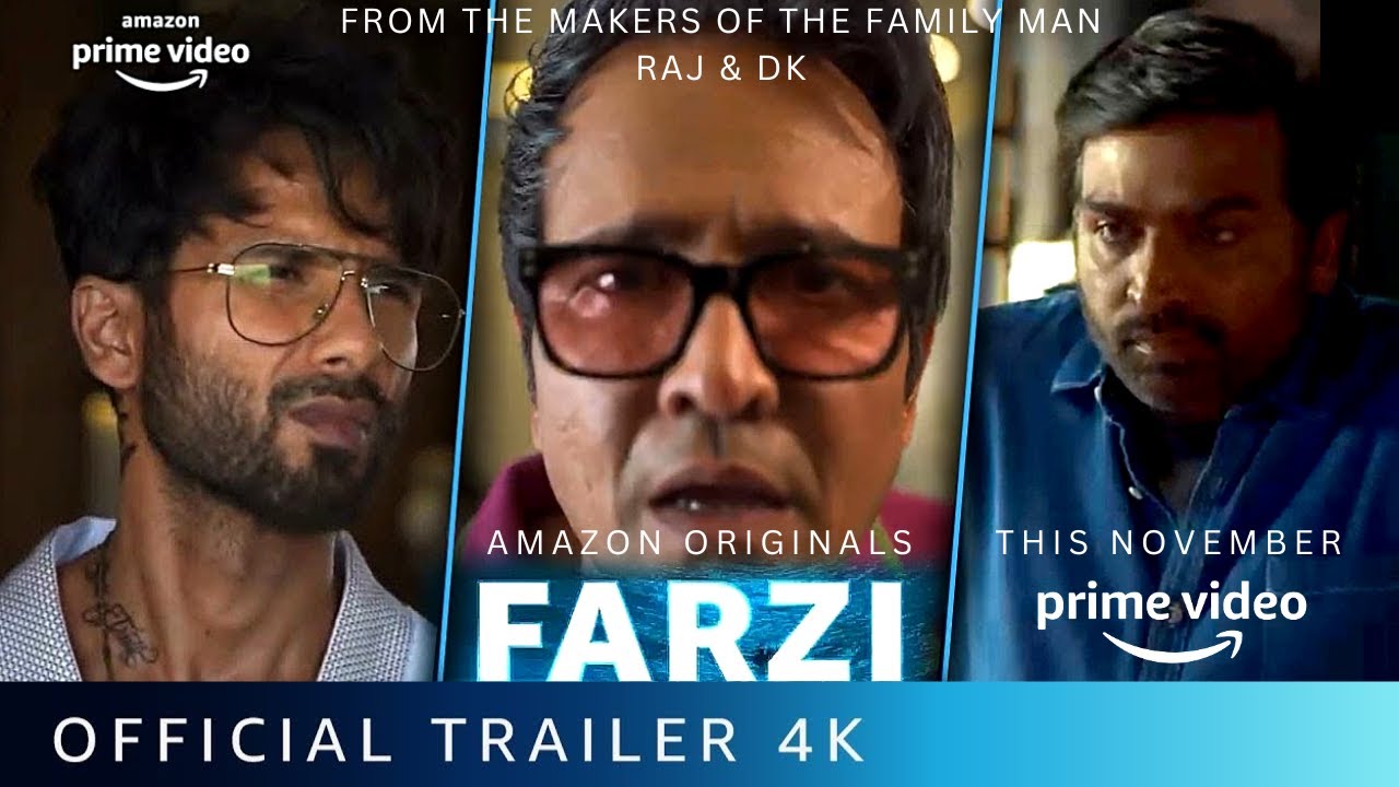Farzi Web Series Trailer I Amazon Prime I Shahid Kapoor I Farzi Web Series Release Date