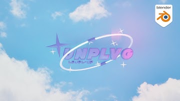 Y2K 3D Text & Shape Logo With Animation | Blender 3D