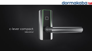 dormakaba C-lever compact - prezentacja - KABA C-lever compact - evolo
