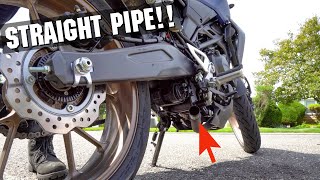 I STRAIGHT PIPED My Bike And Instantly Regretted It!!